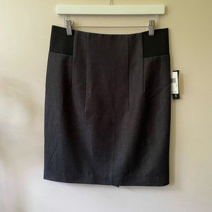 mac & jac Gray Career Pencil Skirt